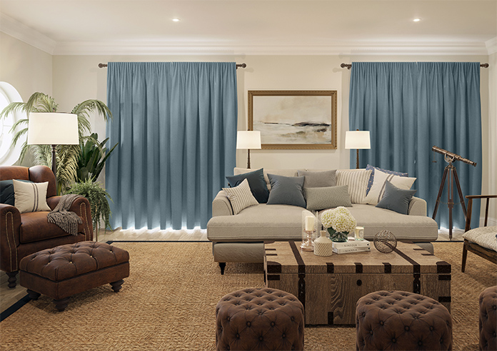 Roslin (Blackout), Tranquil Blue - Made to Measure Curtains - Image 16